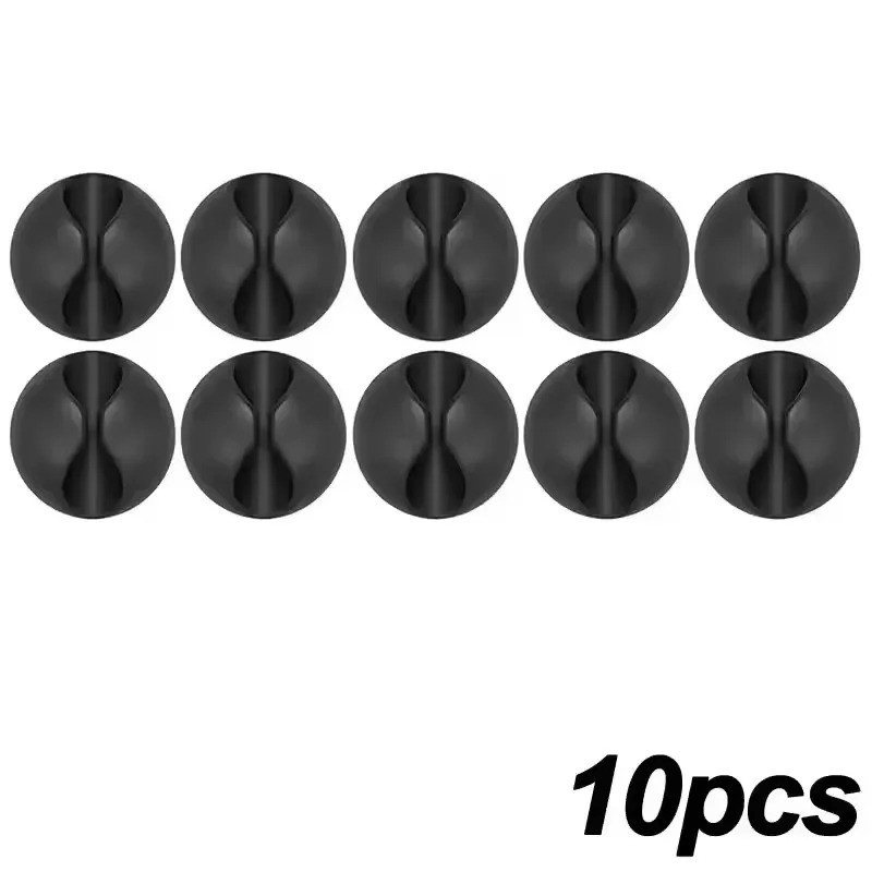 Desktop Cable Clips Adhesive Cord Organizer Holder for Home Office Car