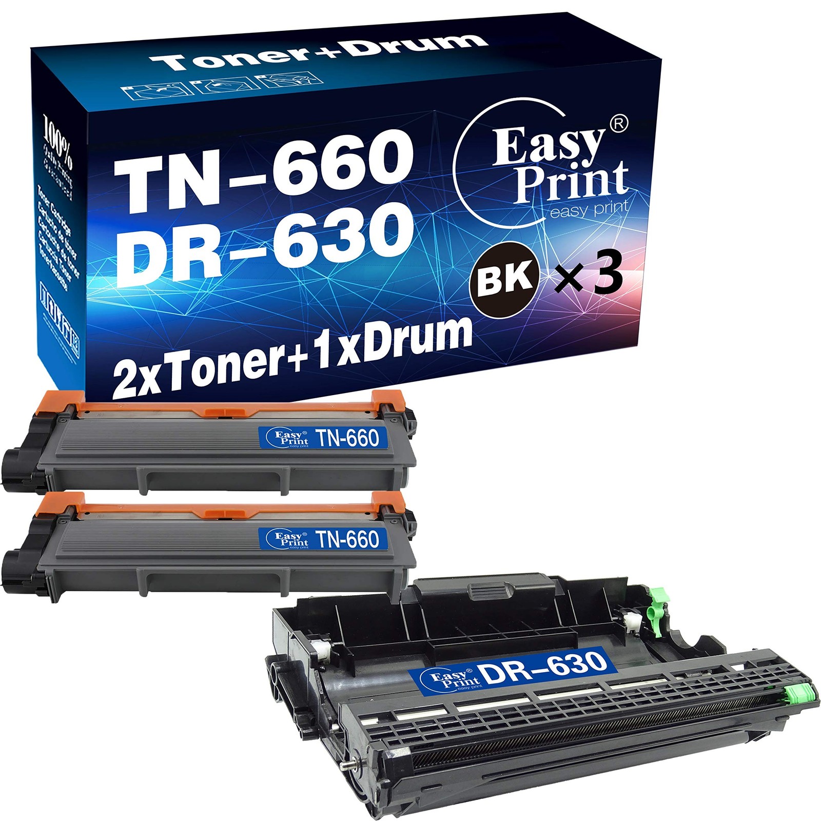 EASY PRINT EASY PRINT Compatible Toner Cartridge Replacement for Brother TN66...