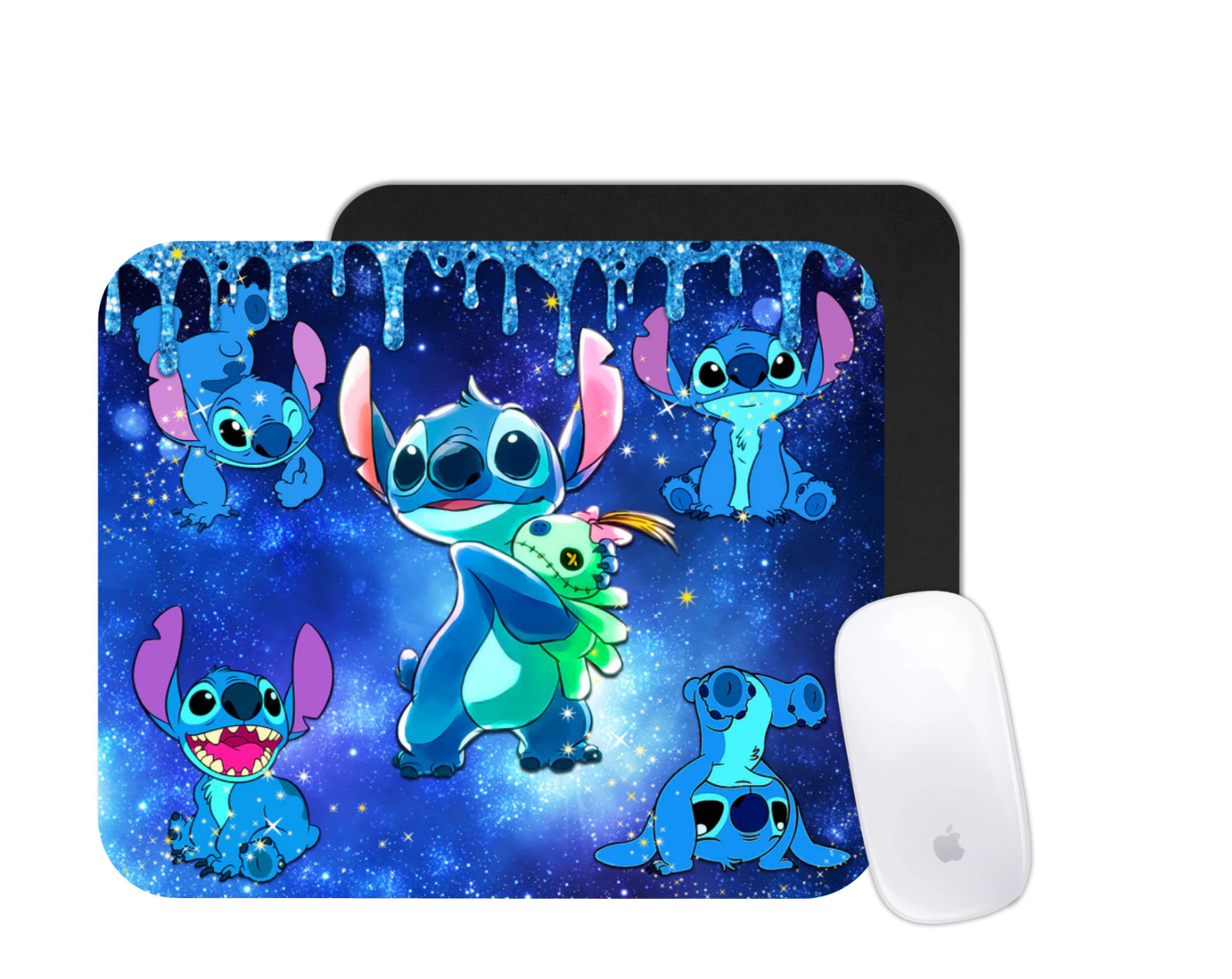 Blue Monster Stitch Cartoon Character Mouse Pad Laptop Computer Office Mat