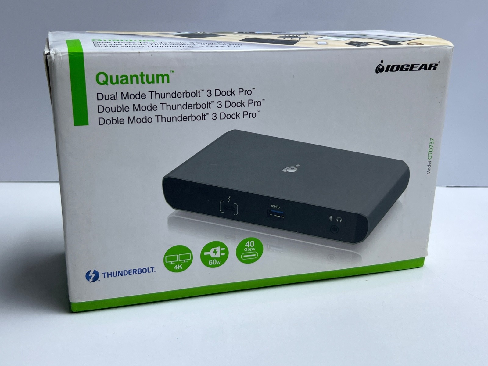 IOGEAR Quantum Dual Mode Thunderbolt 3 Dock Pro GTD737