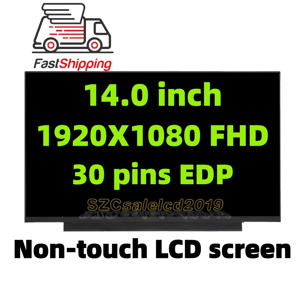 Screen For N140HCA-EAC REV.C4 FHD 1920x1080 IPS LCD LED Display 14in 30pins EDP