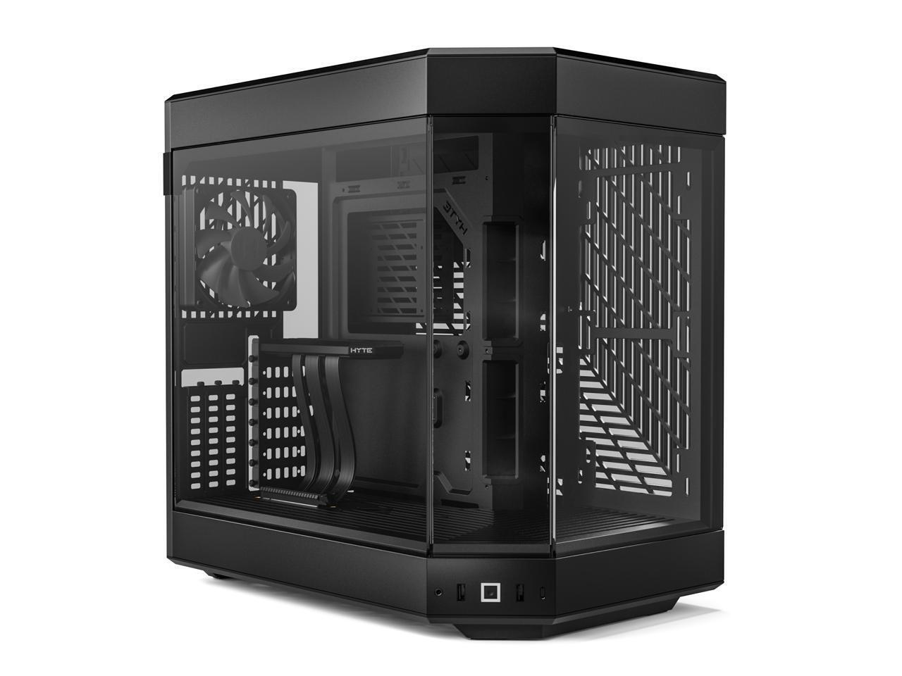 HYTE Y60 Modern Aesthetic Dual Chamber Panoramic Tempered Glass Mid-Tower ATX Co