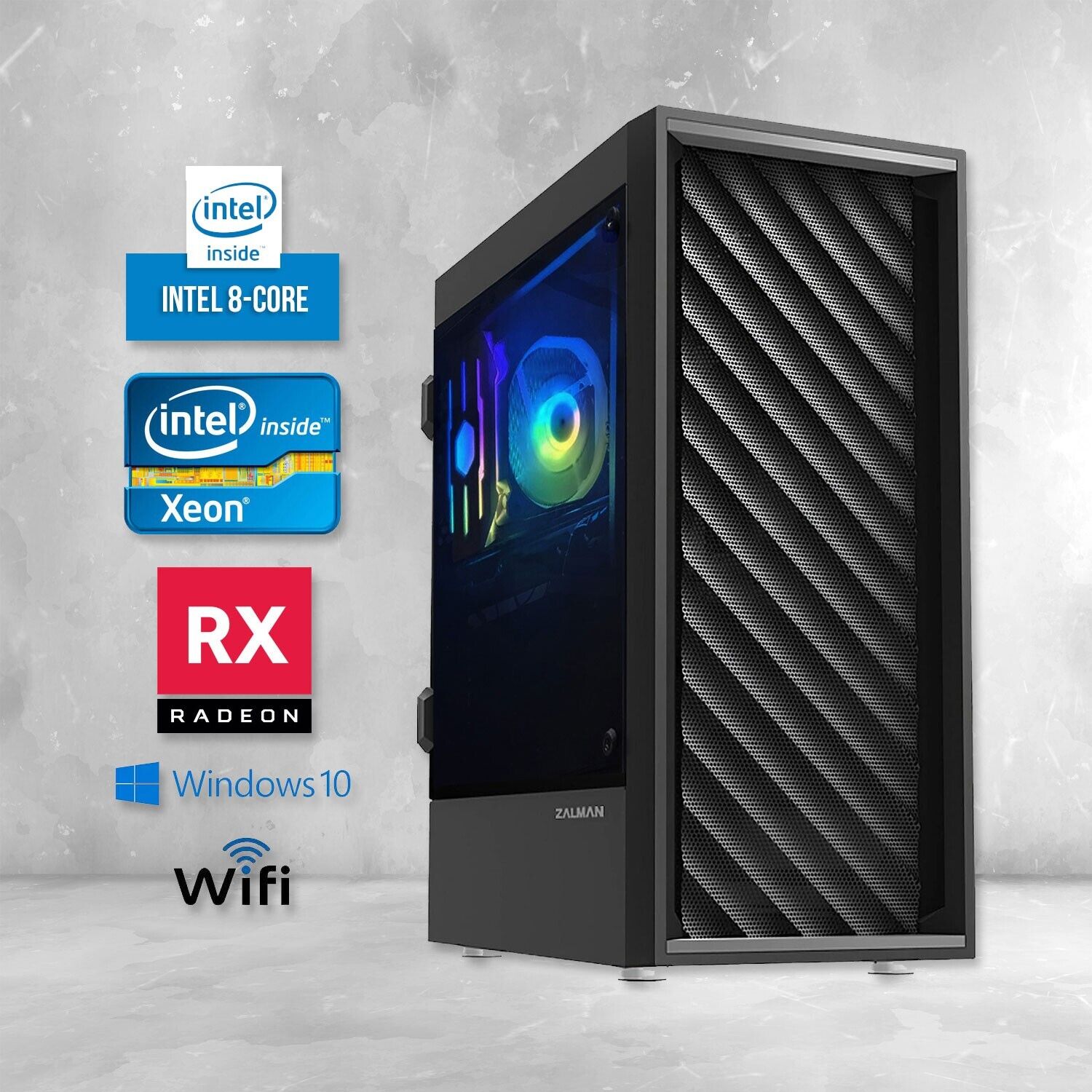 🔥 Pure Performance Gaming PC | AMD RX 580, INTEL 8-CORE, 32GB RAM, 512GB, WIFI