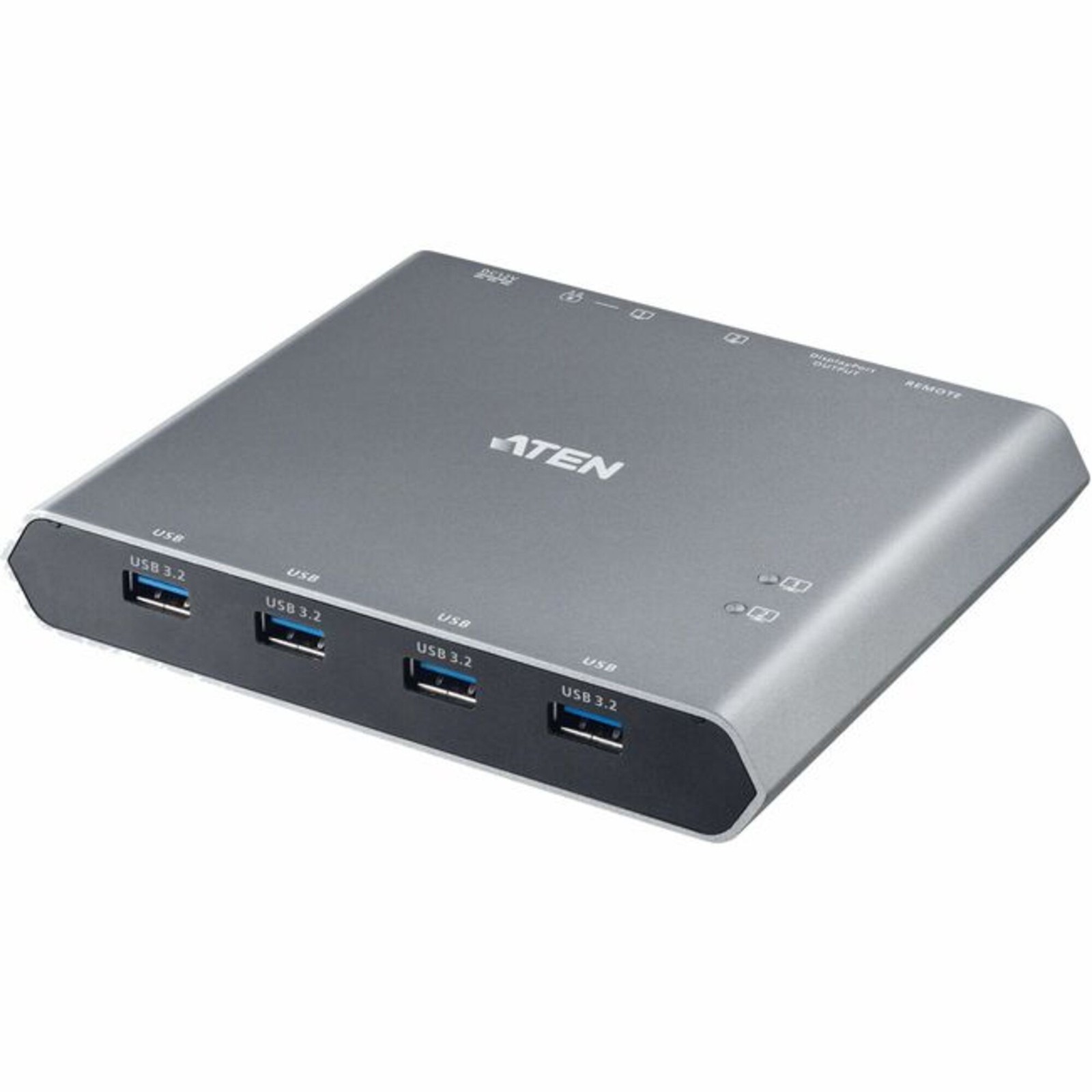 Aten - US3311 - ATEN 2-Port 4K DisplayPort USB-C KVM Dock Switch with Power