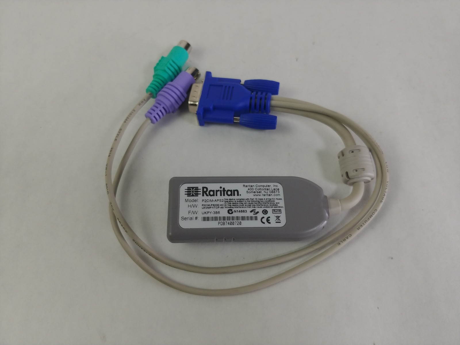 Lot of 10 New Raritan P2CIM-APS2 PS2 KVM Switch CIM Automatic Skew P2-EUST
