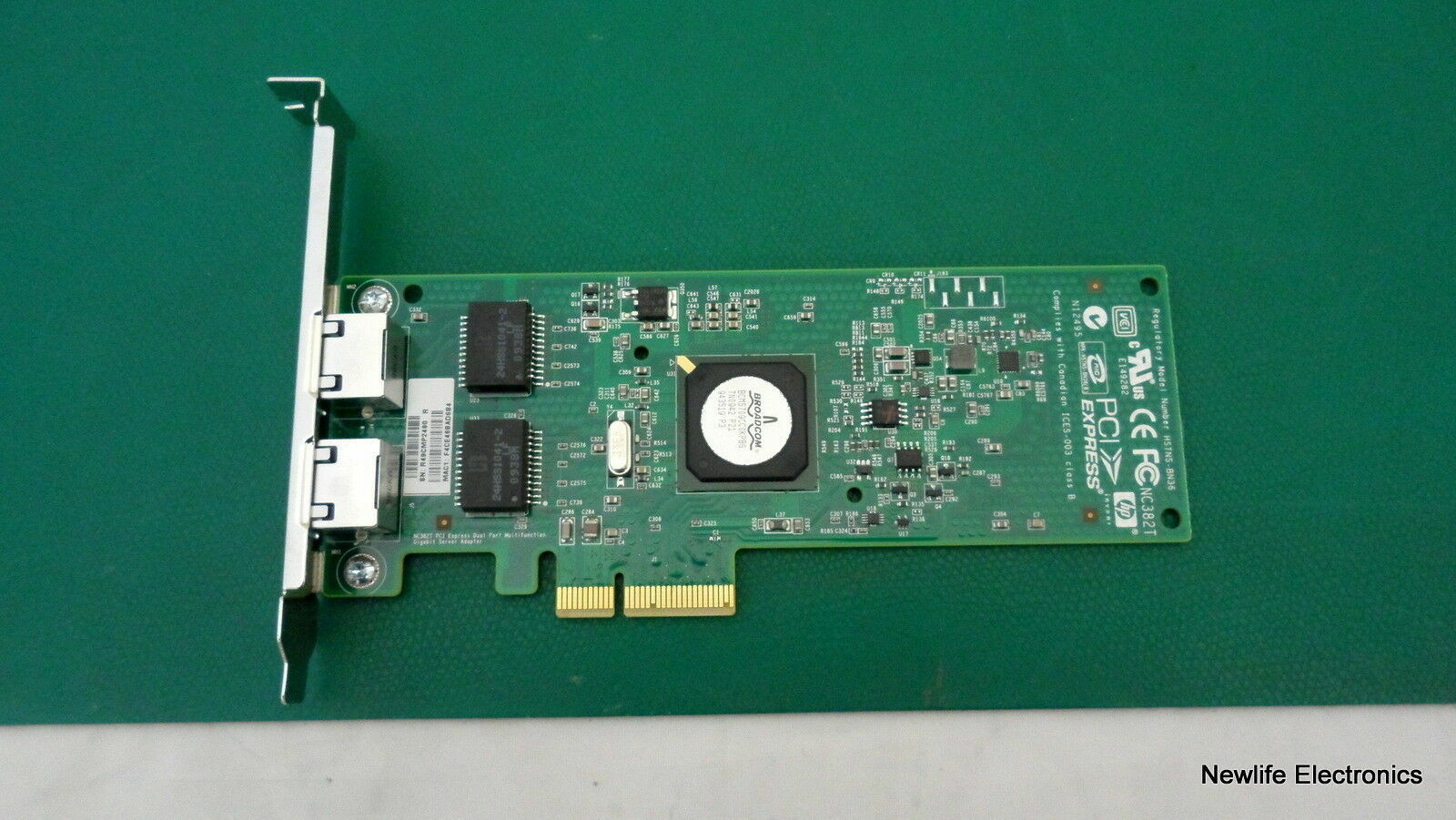 HP 458491-001 2-port Gigabit Network Server Adapter NC382T 453055-001