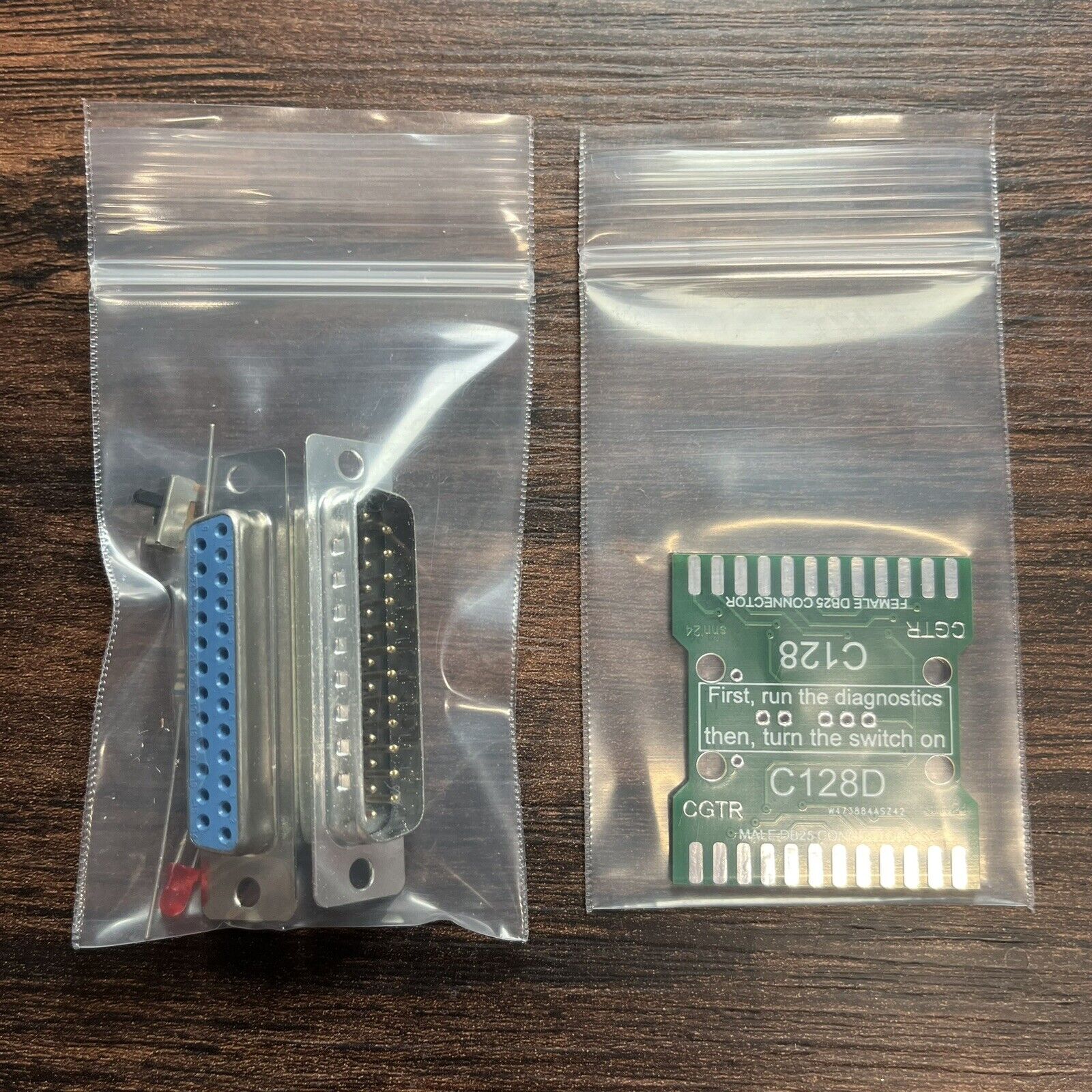 Commodore 128 Diagnostic 785260 Keyboard Dongle DIY Kit (Requires Assembly)