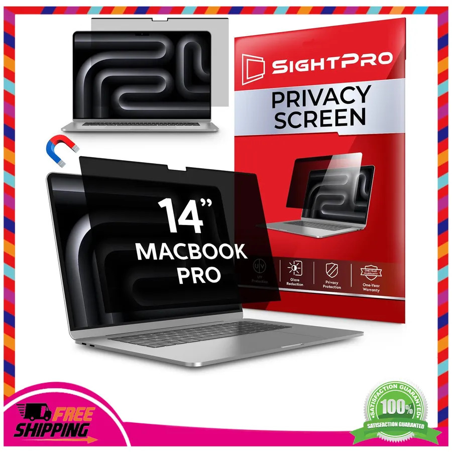 SightPro Magnetic Privacy Screen for MacBook Pro 14 Inch 2021-2026 Models