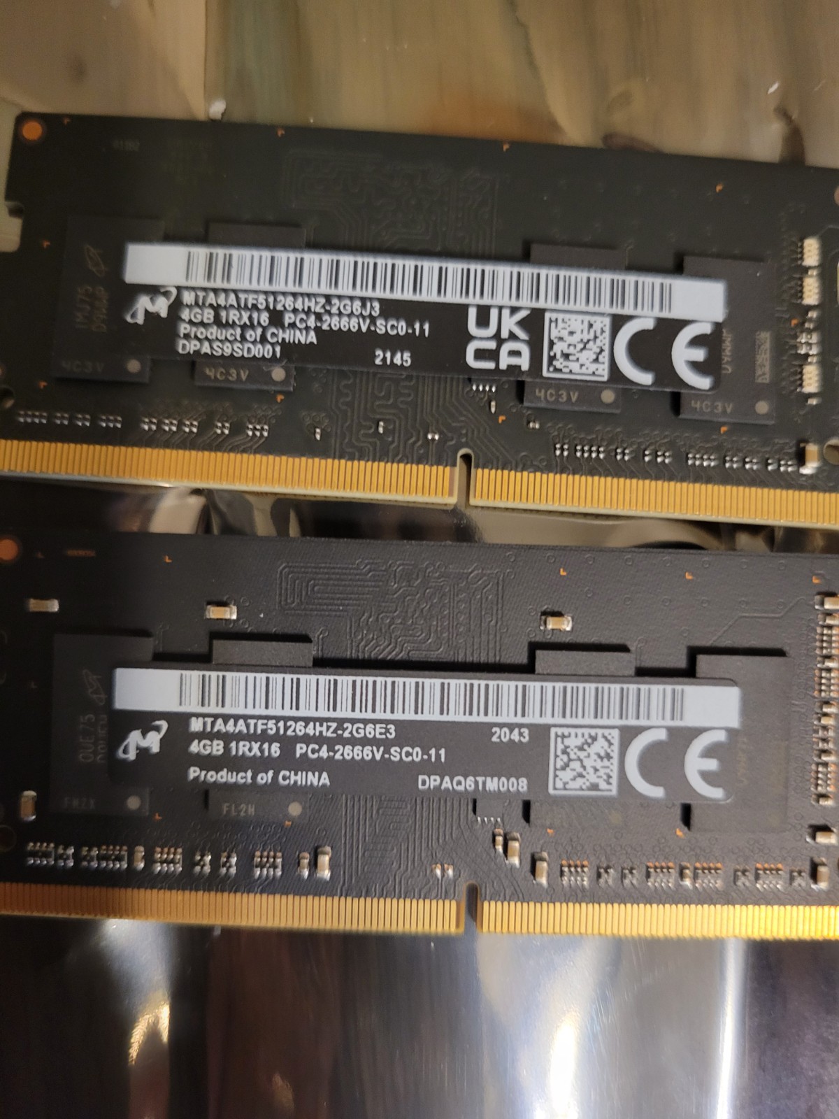 Genuine Apple 8GB (2x4GB) DDR4 2666MHz Memory Kit for 2019 & 2020 27" iMac