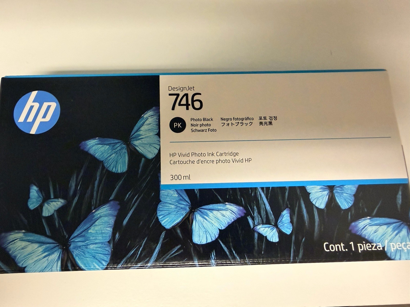 HP 746 Photo Black Ink Cartridge, P2V82A