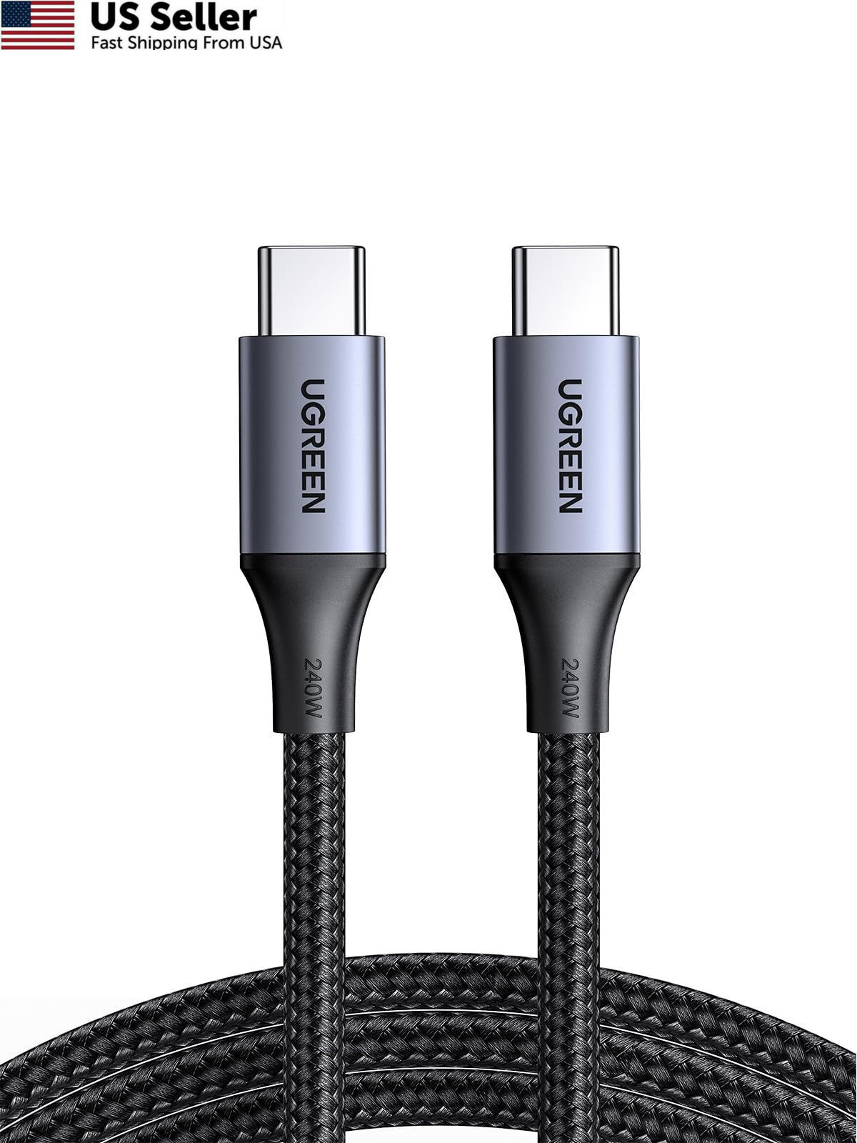 UGREEN 240W USB C to USB C Cable 6.6ft Fast Charger Cord iPhone 17 16 MacBook