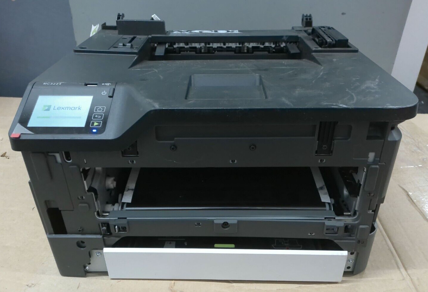 Lexmark MC3224dwe Color Laser All-In-One Printer ( missing parts)
