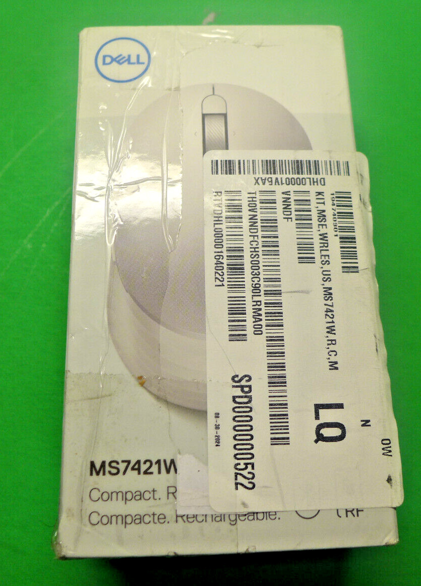NEW Dell Premier Rechargeable Wireless Mouse MS7421W VNNDF