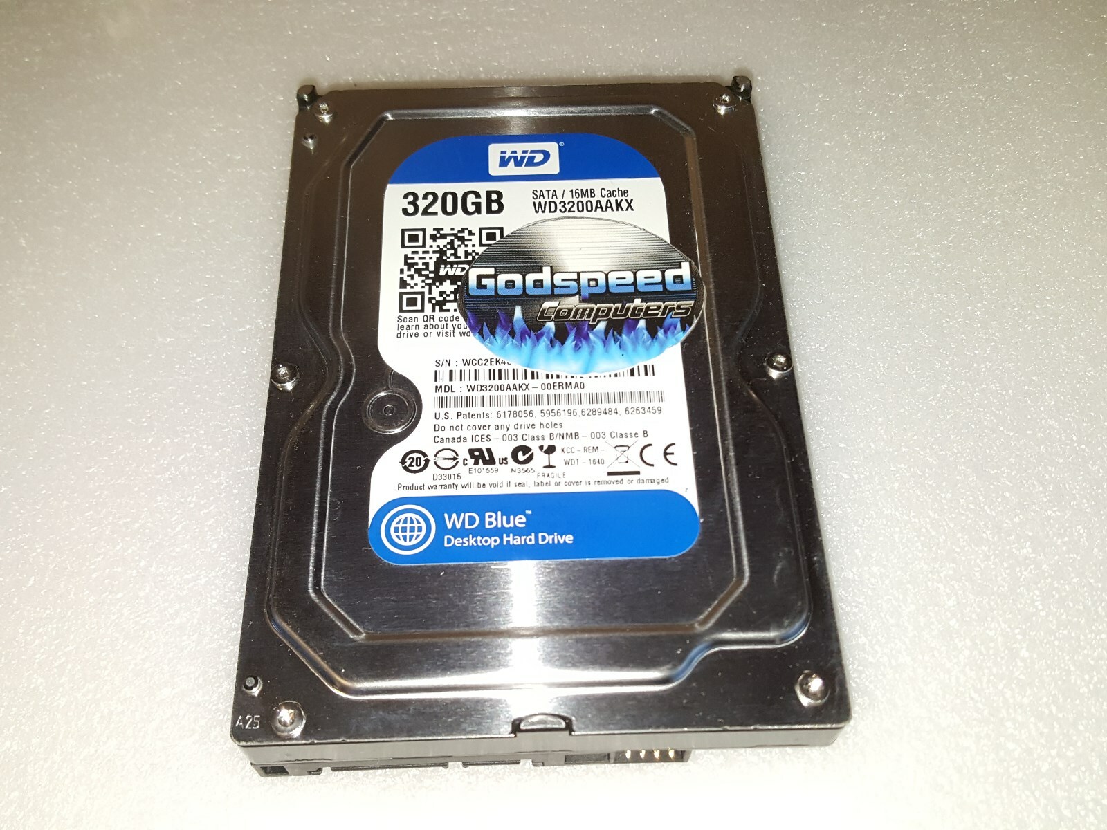 HP Media Center PC m7680n - 320GB SATA Hard Drive Windows XP Home Edition Loaded
