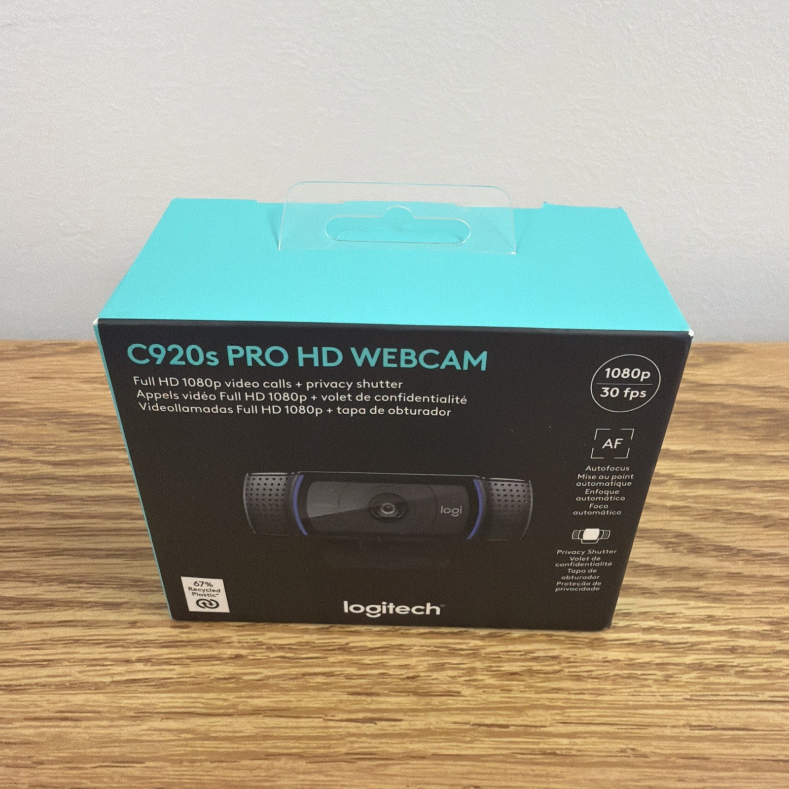 NEW Logitech C920s Pro HD 1080P Webcam New