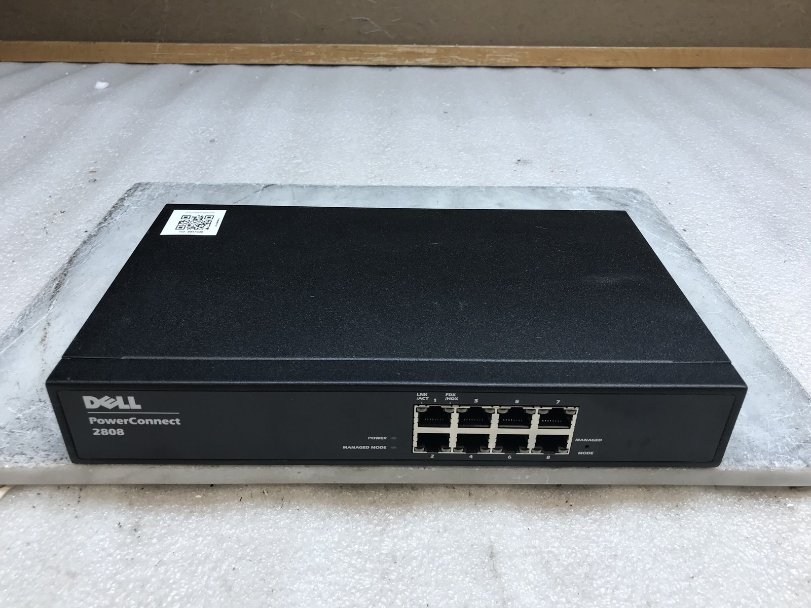 Dell PowerConnect 2808 8-Port Gigabit Managed Ethernet Switch w/Power Cord