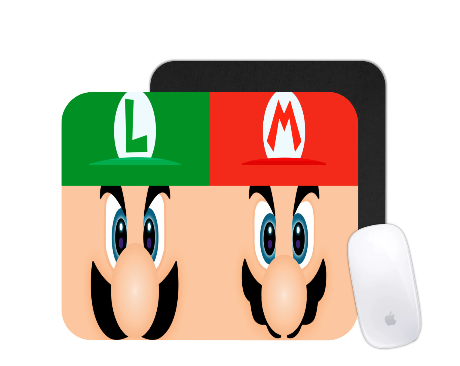 Italian Brothers Cartoon Mouse Pad | Retro Video Game Desk Mat | Gamer Gift