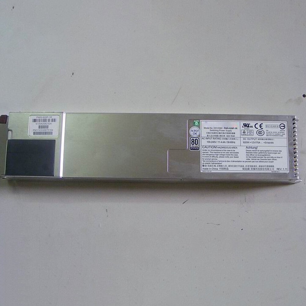 900W PWS-920P-1R Redundant Power Supply Module For Supermicro