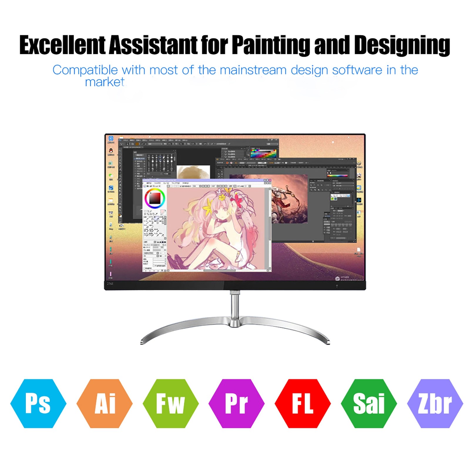10x6 Inch Professional Graphics Drawing Tablet 12 Express Keys With 8192 GJYQ