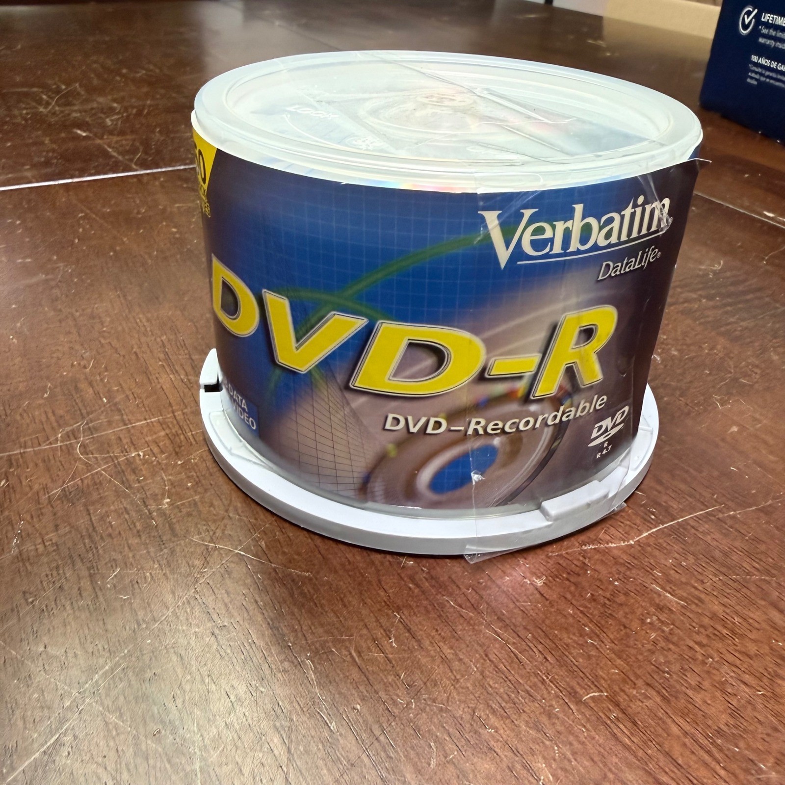 Verbatim DVD-R Blank Media 50 Pack Silver 4.7GB DataLife Recordable Discs