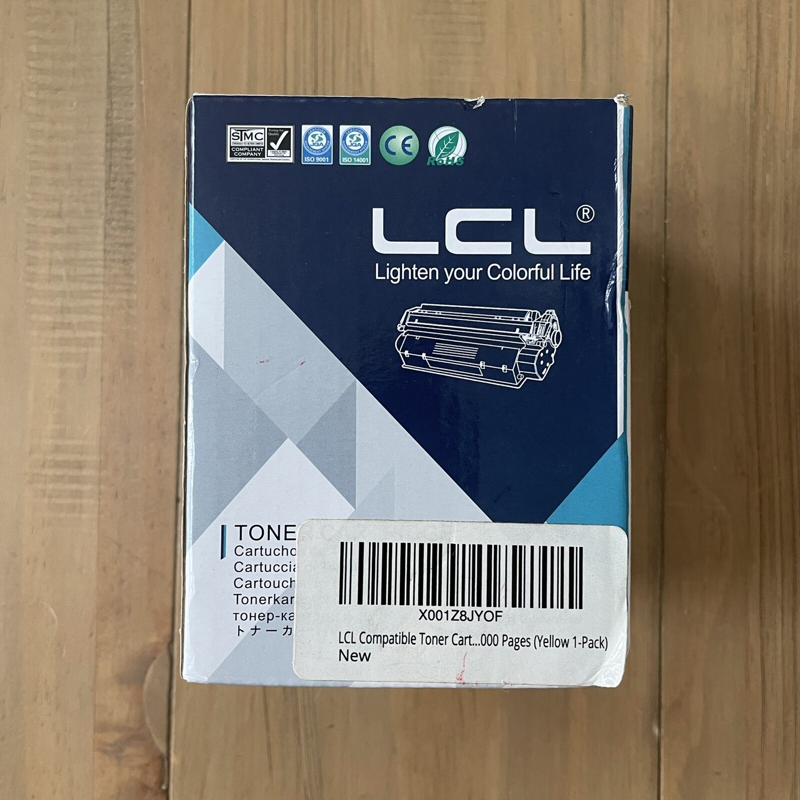 Replacement Toner Cartridge LCL-CX410 80C1SY0 Yellow Laser Printer