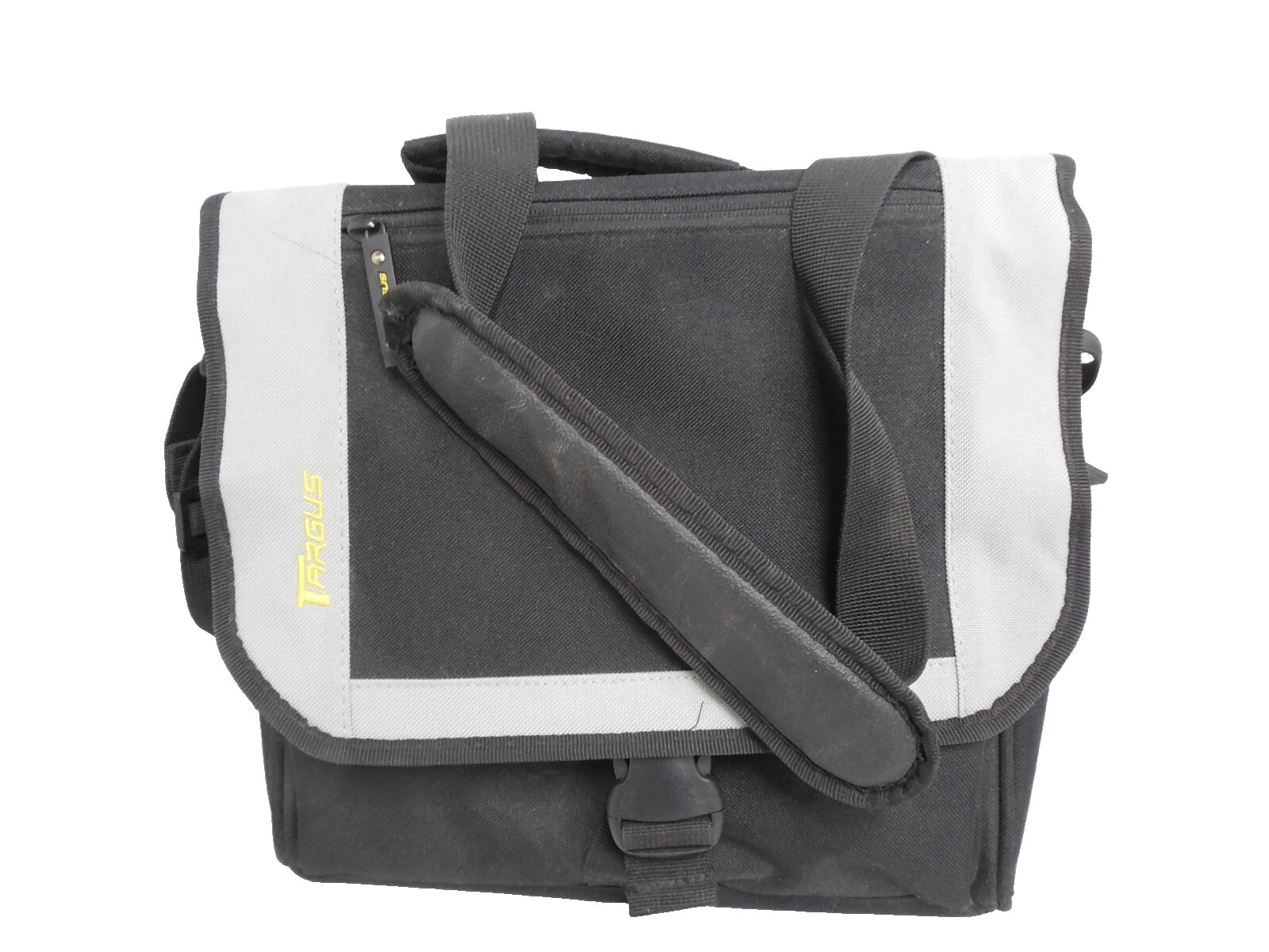 Targus Messenger Bag Case For Portable DVD213US Black/Gray 12"x12"x 3"