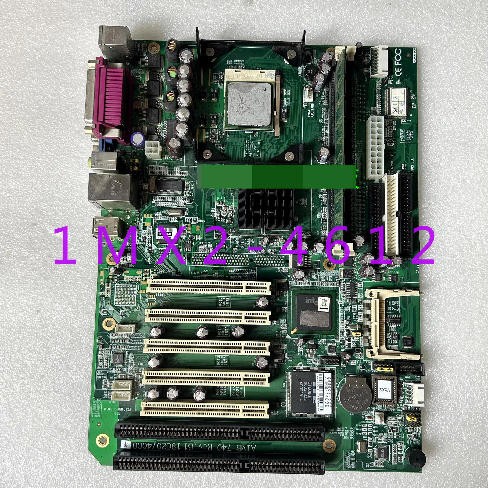 1pc used  Advantech AIMB-740 Rev.B1 