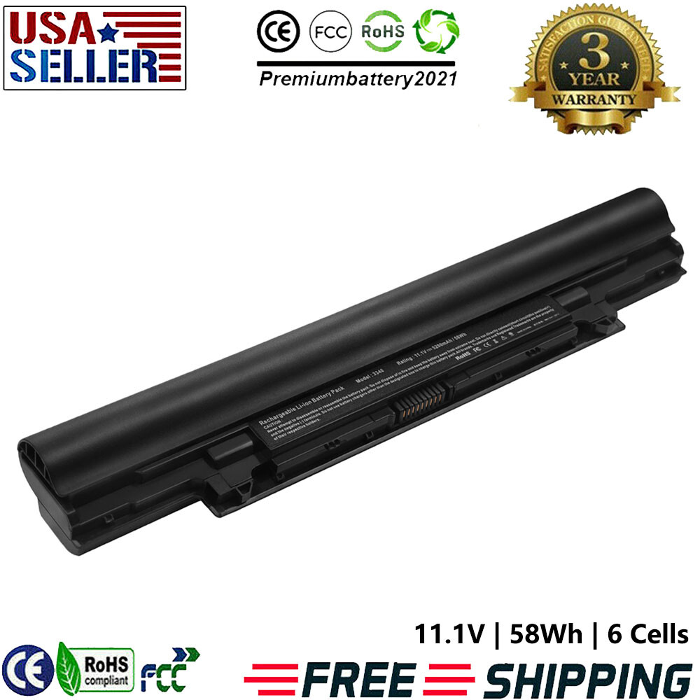 Lot 20 x For Dell Latitude 3340 3350 Series Battery 11.1V 5200mAh YFDF9 V131 2nd
