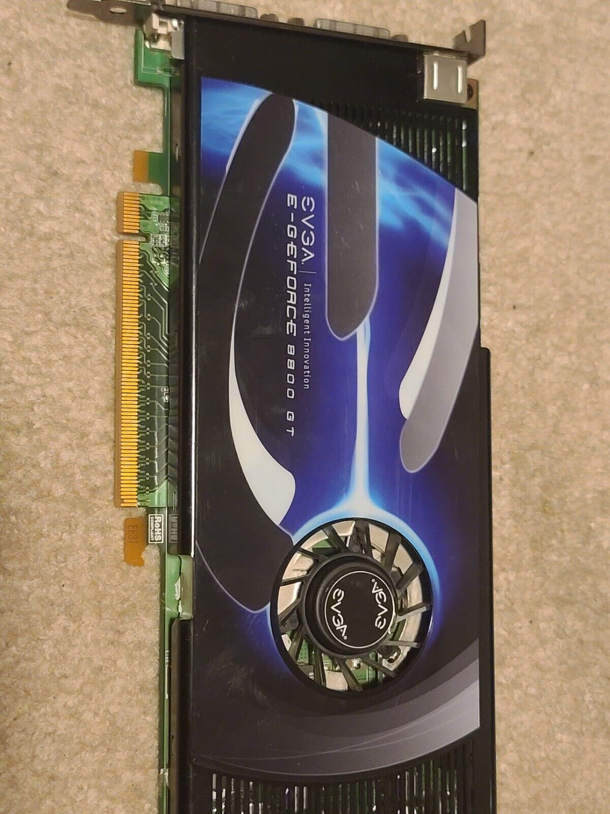 EVGA E-GeForce 8800 GT 512MB DDR3 512-P3-N801-AR PCI-E Video Graphics Card