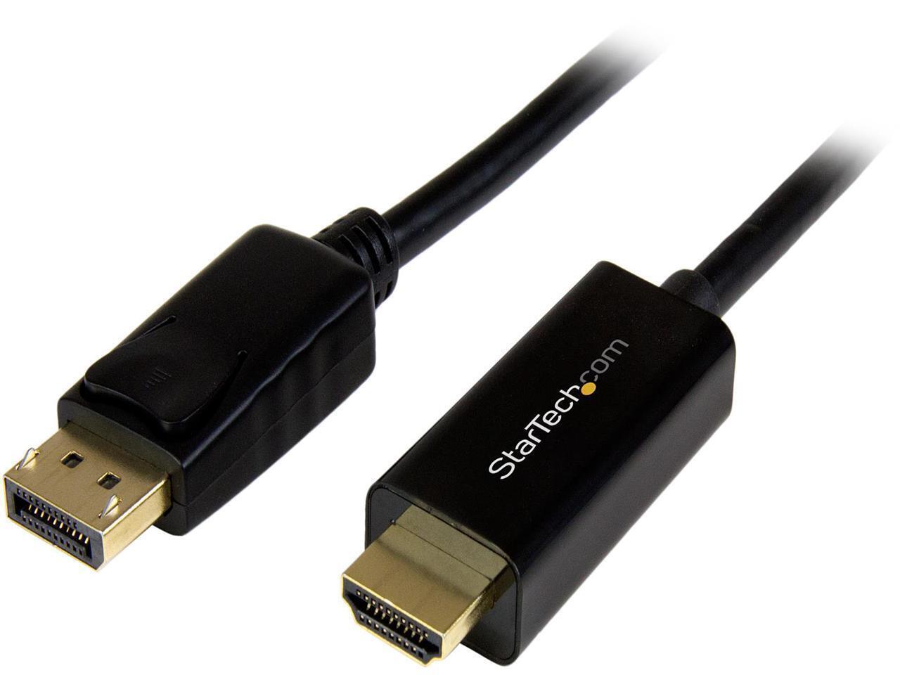 StarTech.com DP2HDMM3MB 10 ft. Black DisplayPort to HDMI DisplayPort to HDMI