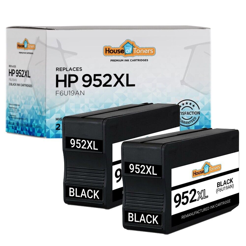 2PK HP 952XL Ink Cartridge for HP Officejet Pro 8714 8715 8716 8717 8718 8720 