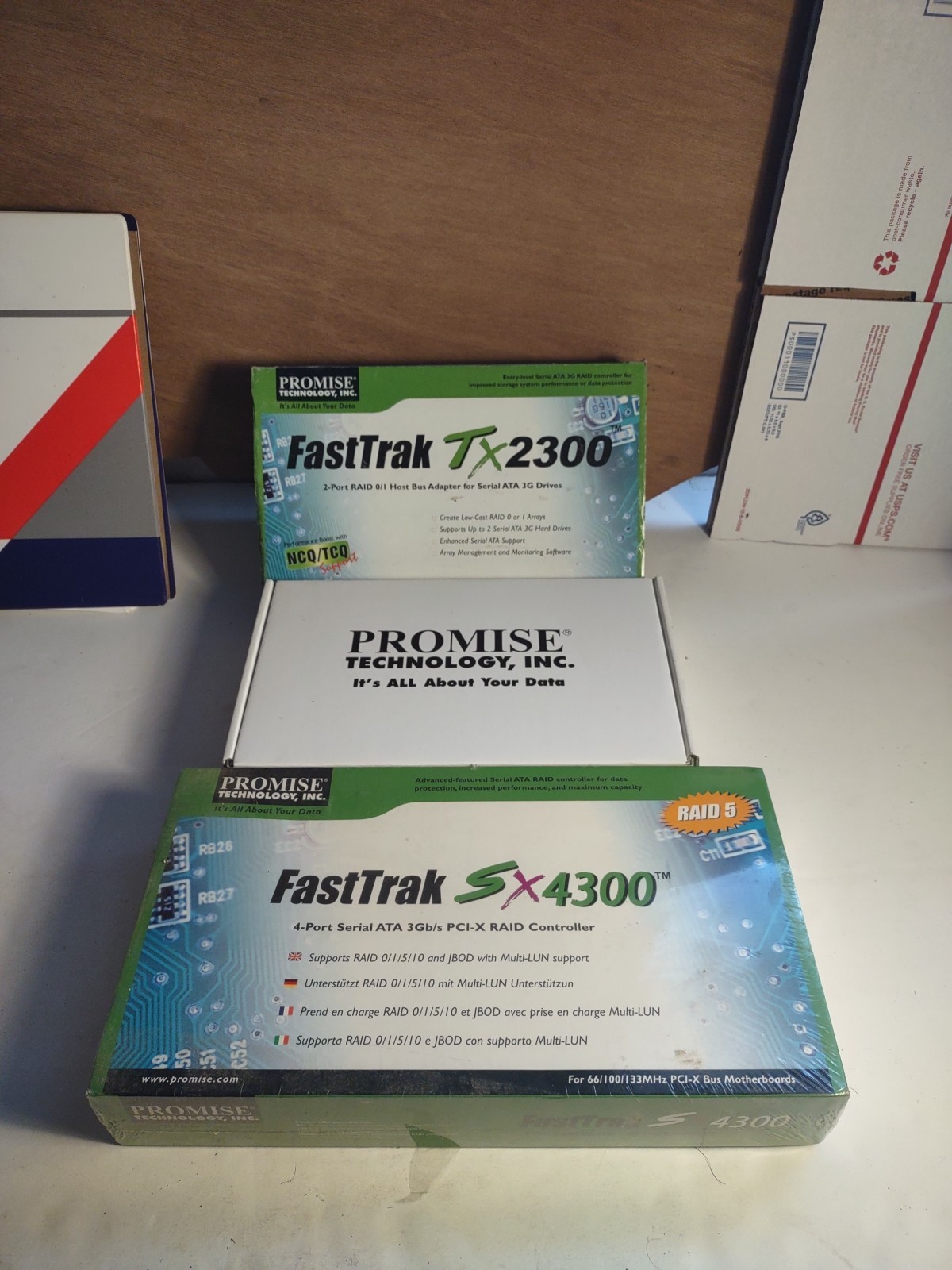 Bundle PROMISE FASTTRAK TX2300 SX4300 KONTROLER SATA 3Gbps PCI-X
