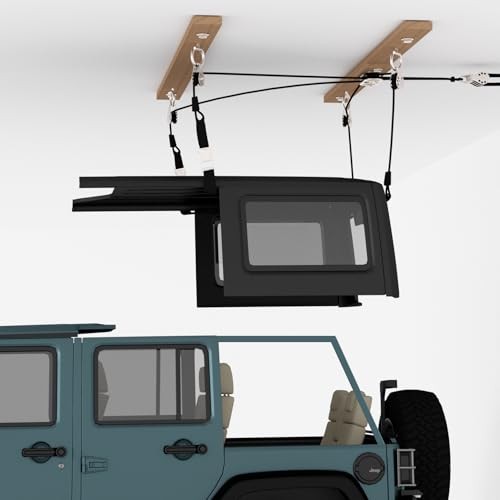 Hard Top Removal Lift for Jeep Wrangler JL JK Models and Ford Bronco, 12ft Hardt