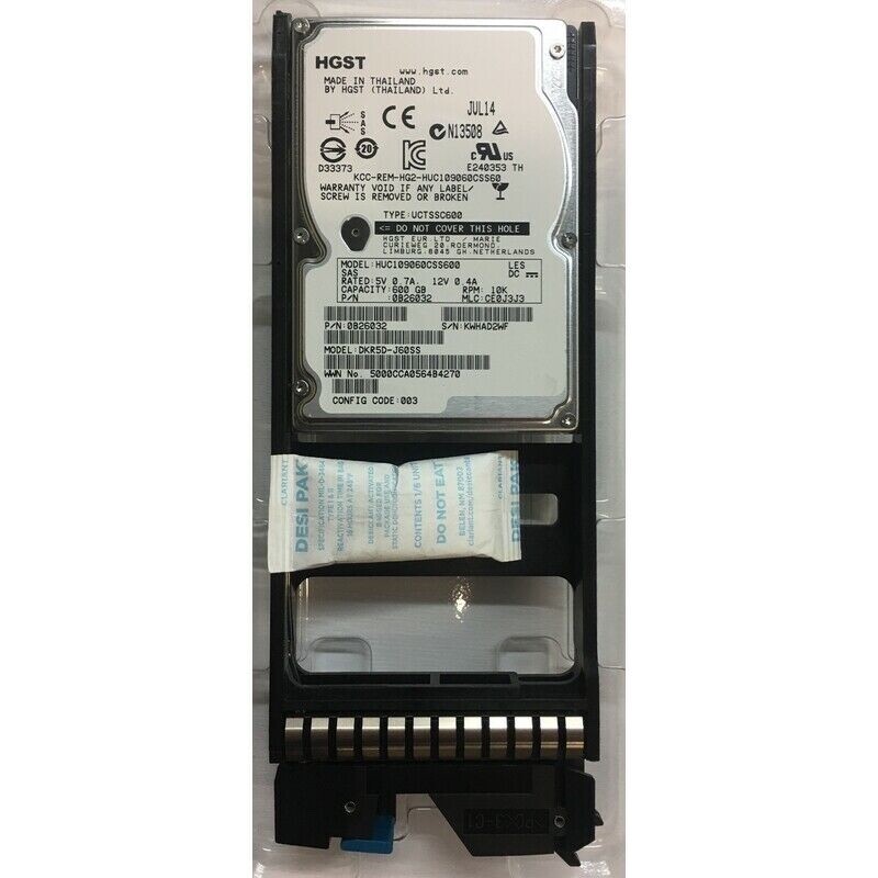 DKC-F810I-600JCM - Hitachi Data Systems 600GB  10K RPM SAS 2.5" HDD for VSP 