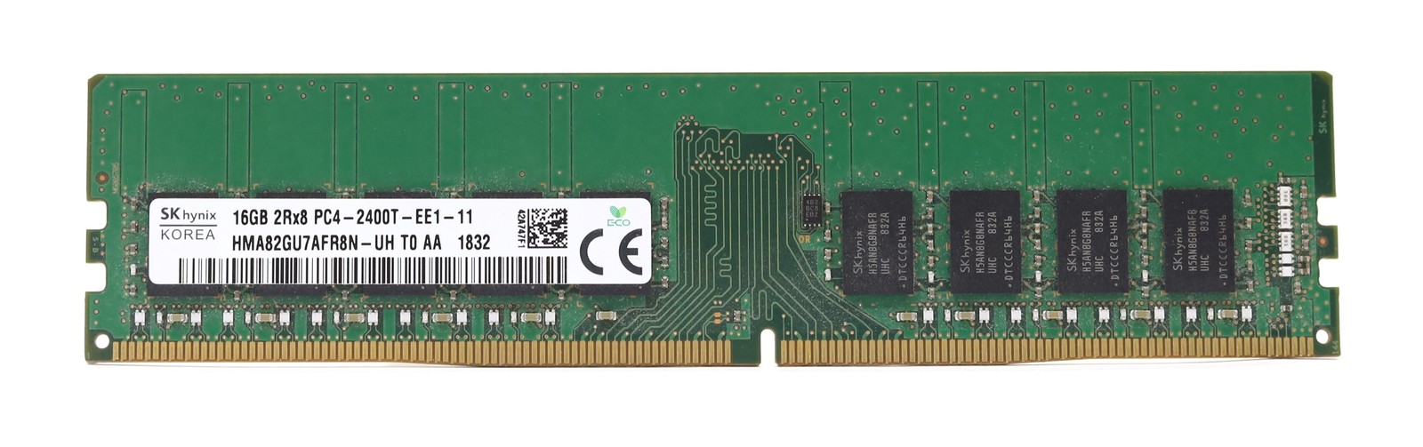 SK Hynix 16GB 2Rx8 PC4-2400T-EE1-11 ECC Unbuffered Server RAM HMA82GU7AFR8N-UH