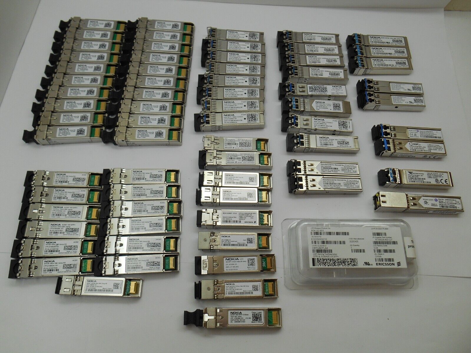 LOT of 70, Nokia and Other Transceiver Modules
