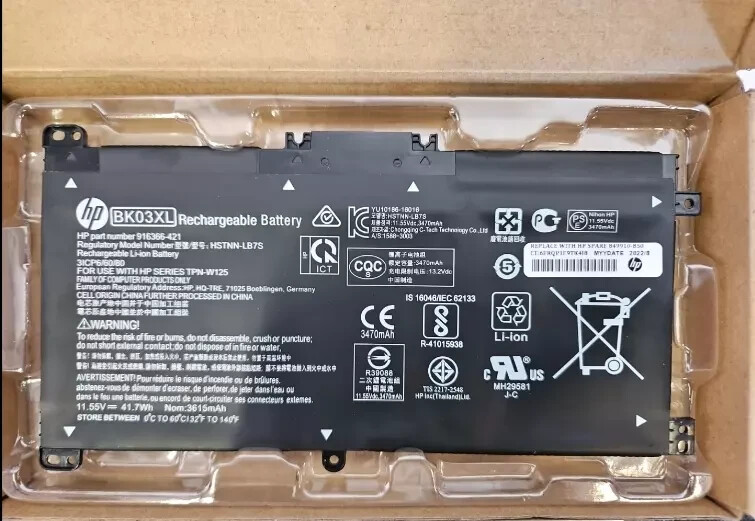 Genuine OEM BK03XL Battery for HP Pavilion X360 14-BA000 916366-421 HSTNN-LB7S