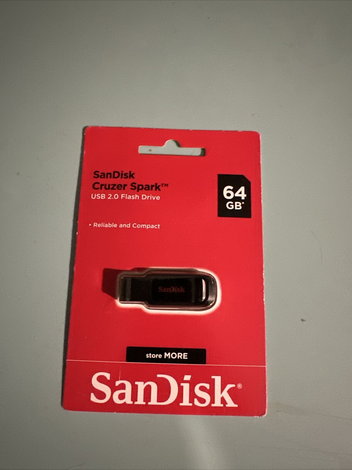 New & Sealed SanDisk Cruzer Spark 64GB USB 2.0 Flash Drive SDCZ61-064G-AW4BF