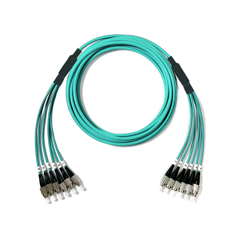 50~100M 6 Strand LC-LC/FC/SC/ST UPC MM OM3 50/125Armored Fiber Optic Patch Cable