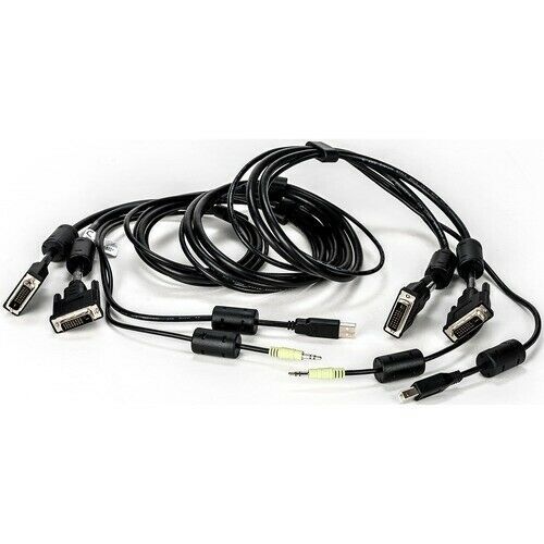 Vertiv Avocent USB Keyboard and Mouse DVI-D and Audio Cable 6 ft.