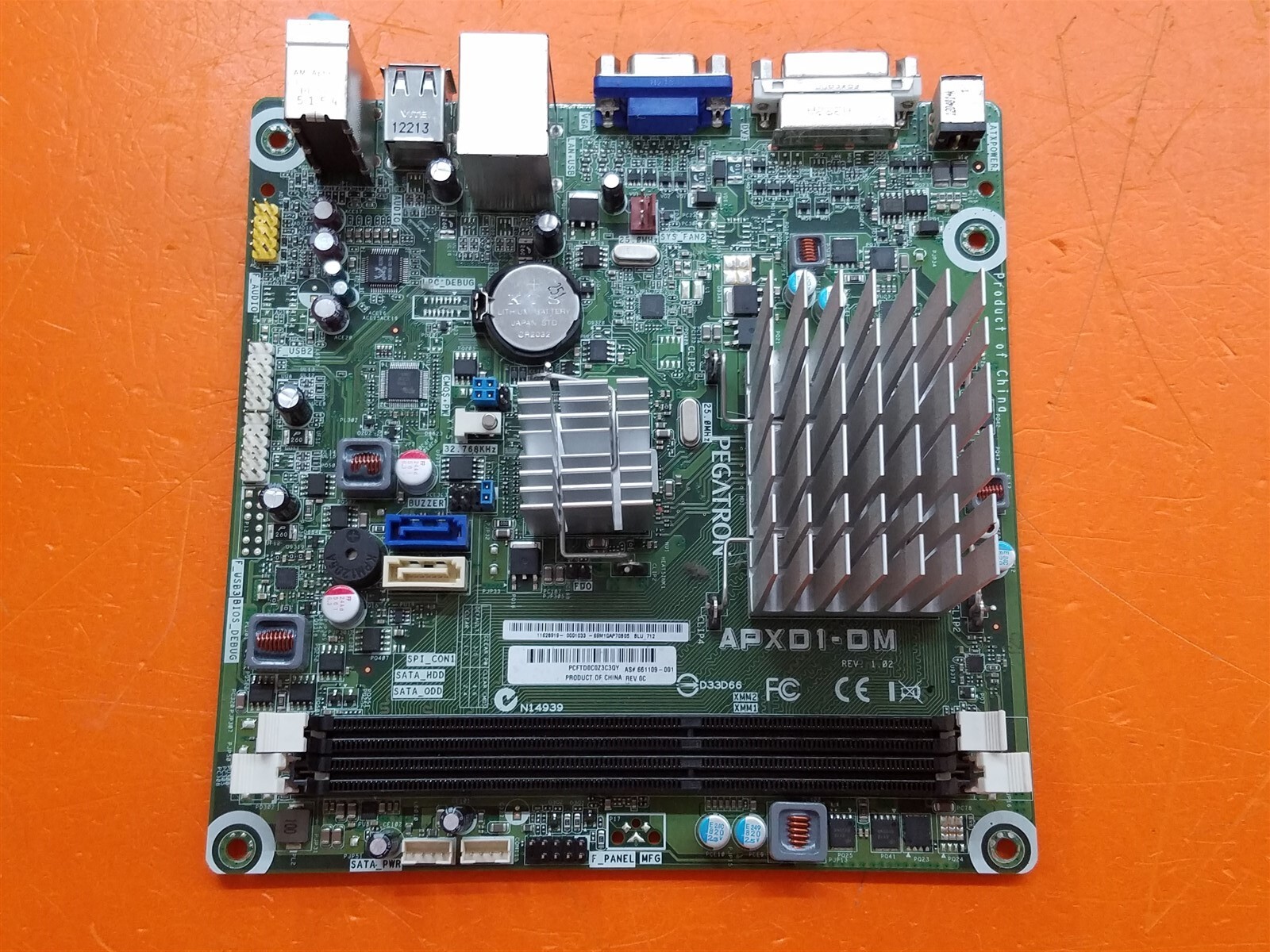 ⭐️⭐️⭐️⭐️⭐️ **DEFECTIVE**Desktop Motherboard 661109-001 HP Pavilion P2-1124