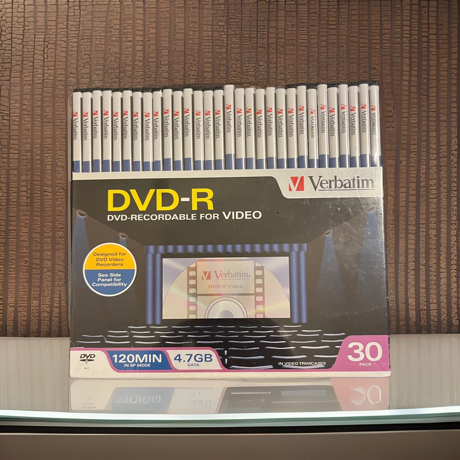 Verbatim DVD-R DVD-Recordable For Video 30 Pack Sealed 2004 Brand New