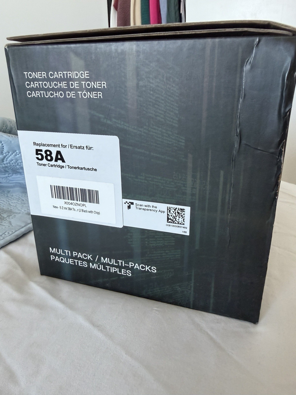 E Z Ink Compatible HP 58A Toner Cartridge Black 2 Pack with Chip 3000 Pages