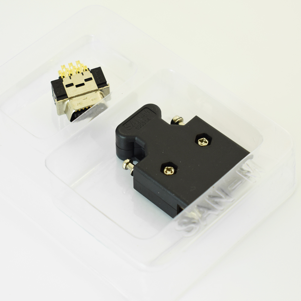 10sets SCSI MDR 14Pin Connectors Replace For 3M 10314 SCSI 14P servo Driver