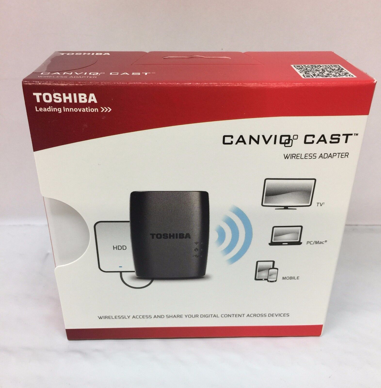 Genuine Toshiba Canvio Wireless Adapter for External Hard Drives HDWW100XKWU1