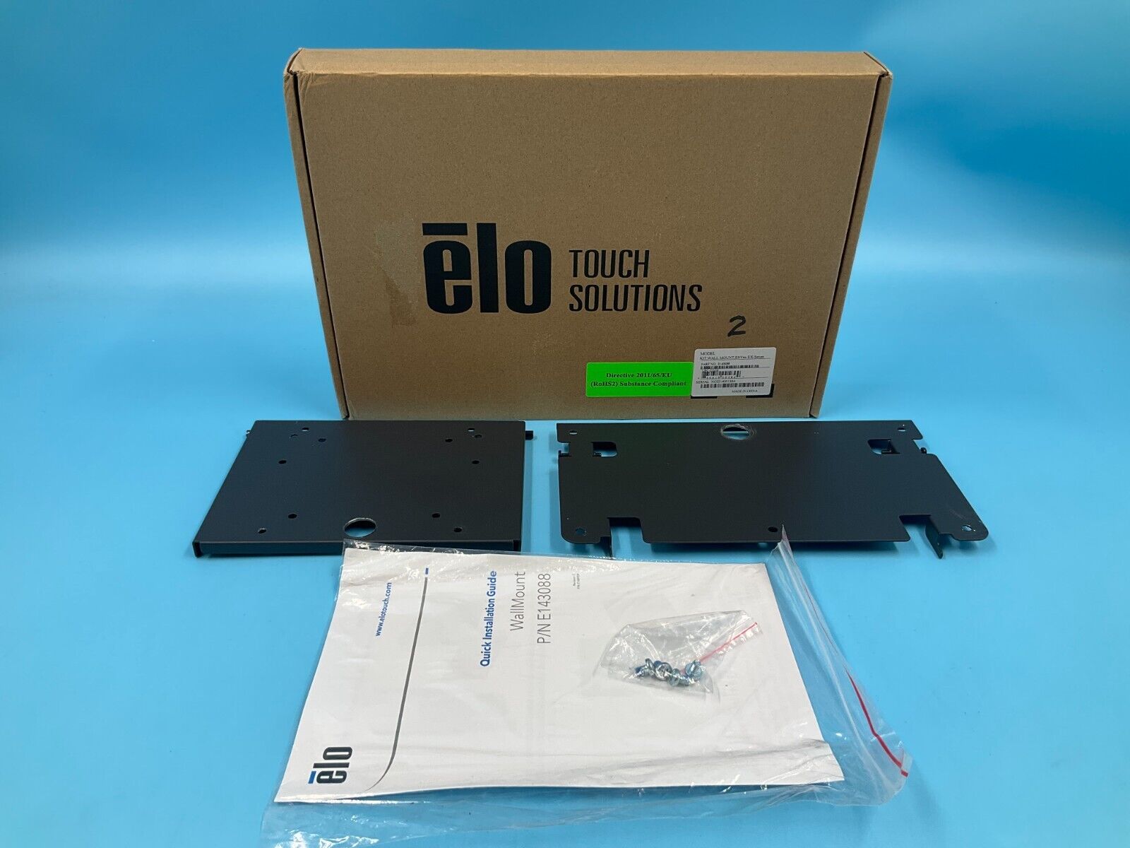 Elo All-In-One Wall Mounting Bracket Kit I E X 2 3 Series (E143088) Open Box