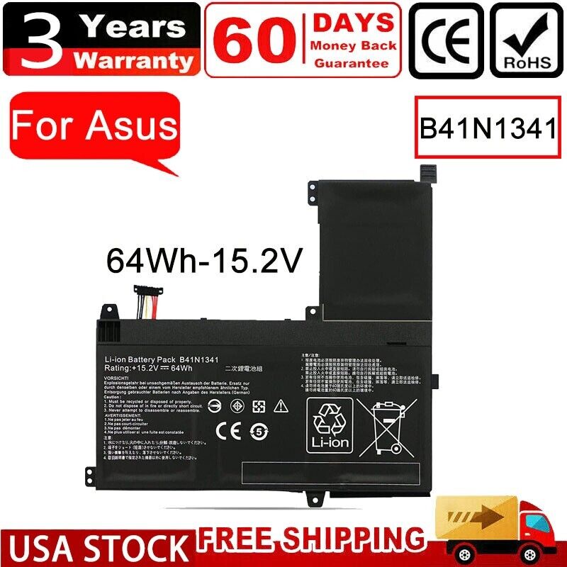 ✅B41N1341 Battery For ASUS Q502L Q502LA Q502LA-BBI5T12 Q502LA-BBI5T14 Series NEW
