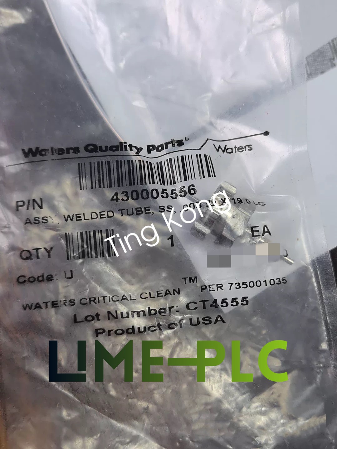 1PC Brand New Waters 430005556 Column Connection Tube via FedEx or DHL