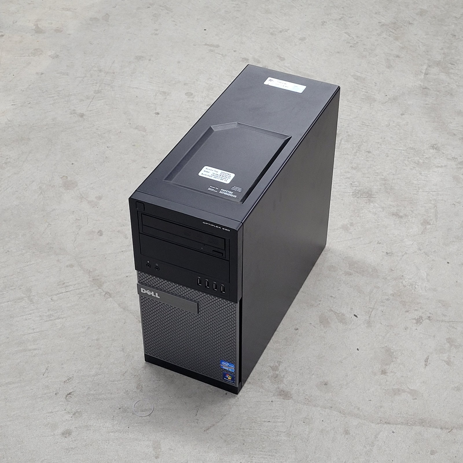 Dell Optiplex 990 Desktop Computer, Intel Core i5-2400 @ 3.1GHz, 4GB RAM, No HD