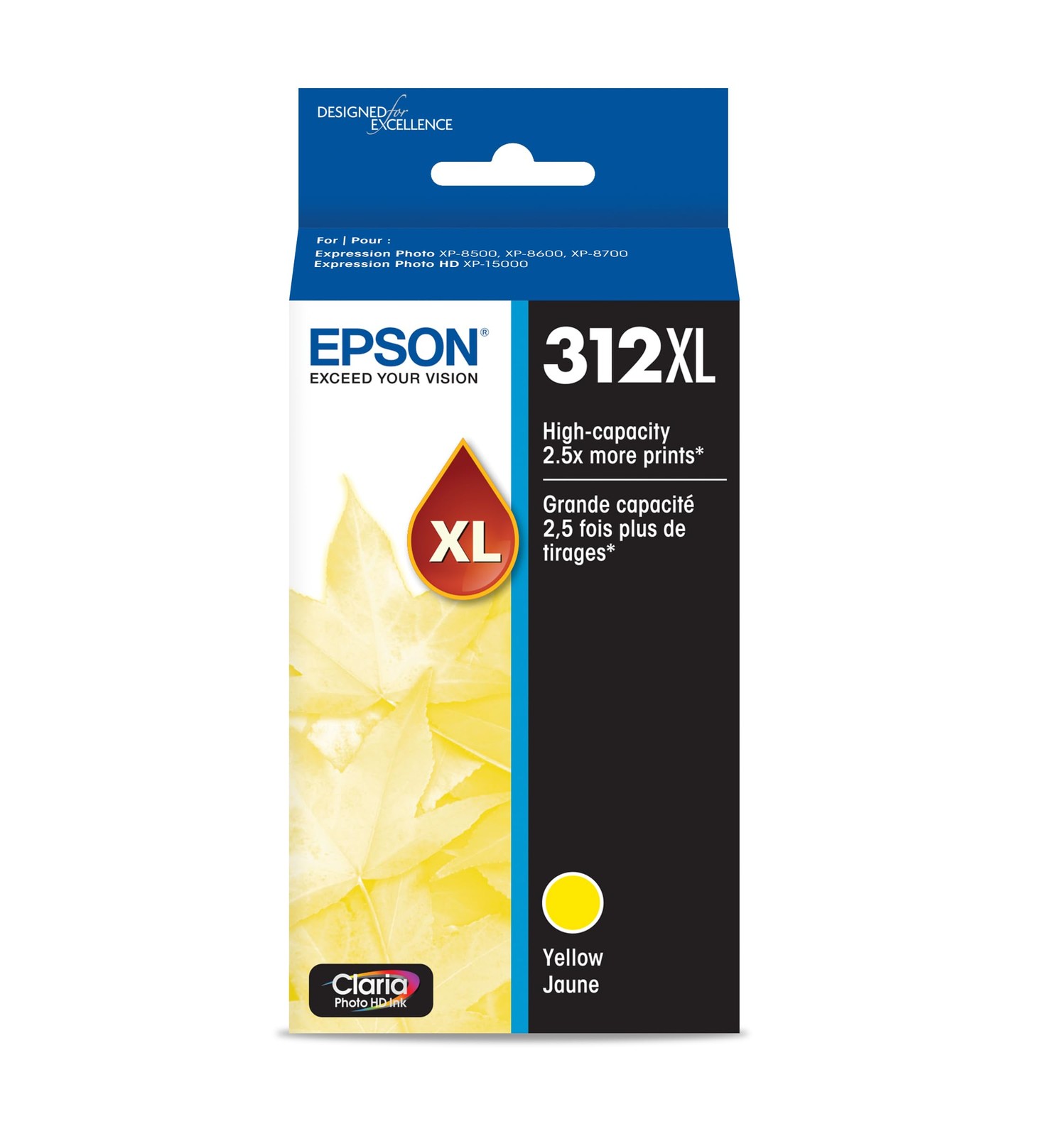 Yellow Inkjet Printer Ink 6 Cartridges Claria Photo Hi Definition 1 Count